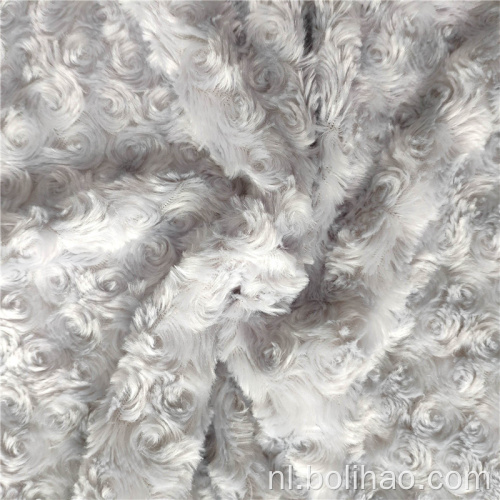 PV Fleece Twisted Flowers Fabric
